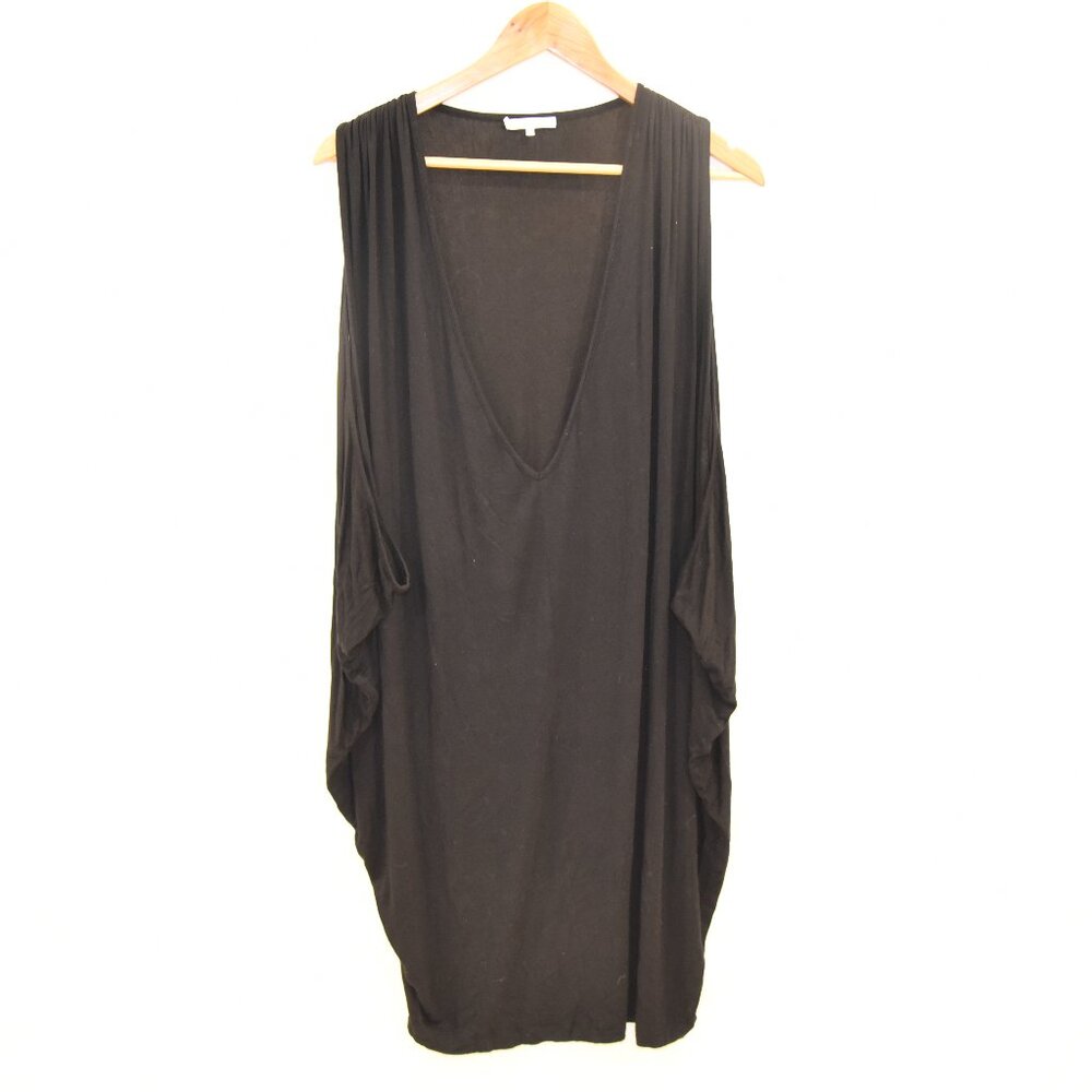 Minnie Rose Black Flowy Tank M